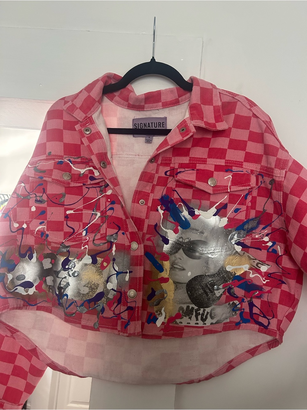Dolly Parton Punk CBGBโs Graffiti Jacket